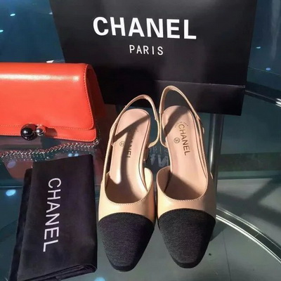 CHANEL slingback Women--036